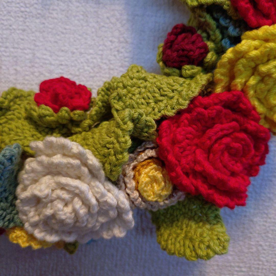 【ハンドメイド】バラのリース