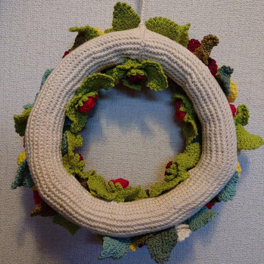 【ハンドメイド】バラのリース