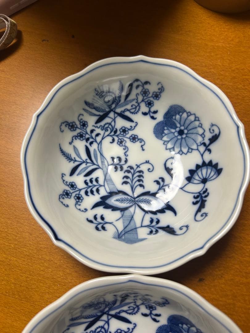 Blue Danube 皿5枚セット　サラダ皿　スープ皿