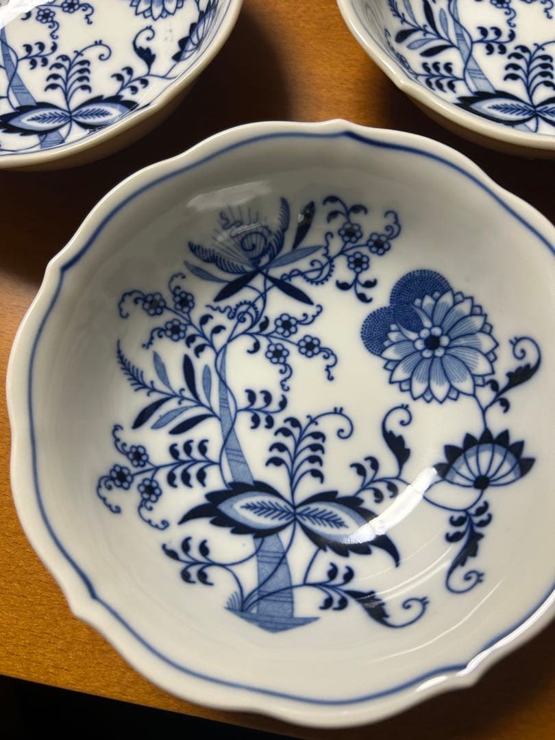 Blue Danube 皿5枚セット　サラダ皿　スープ皿