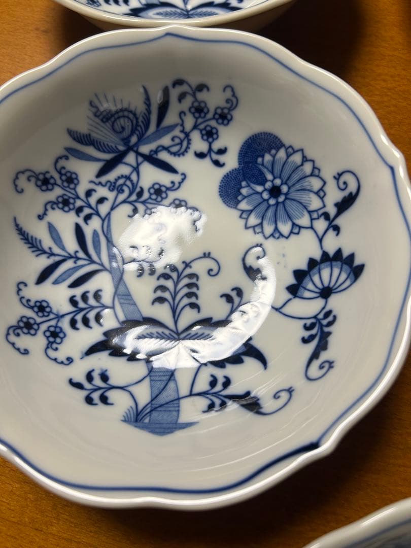 Blue Danube 皿5枚セット　サラダ皿　スープ皿