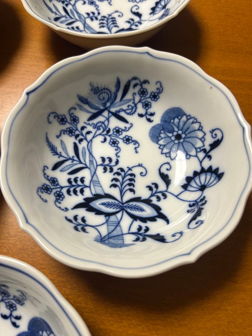 Blue Danube 皿5枚セット　サラダ皿　スープ皿