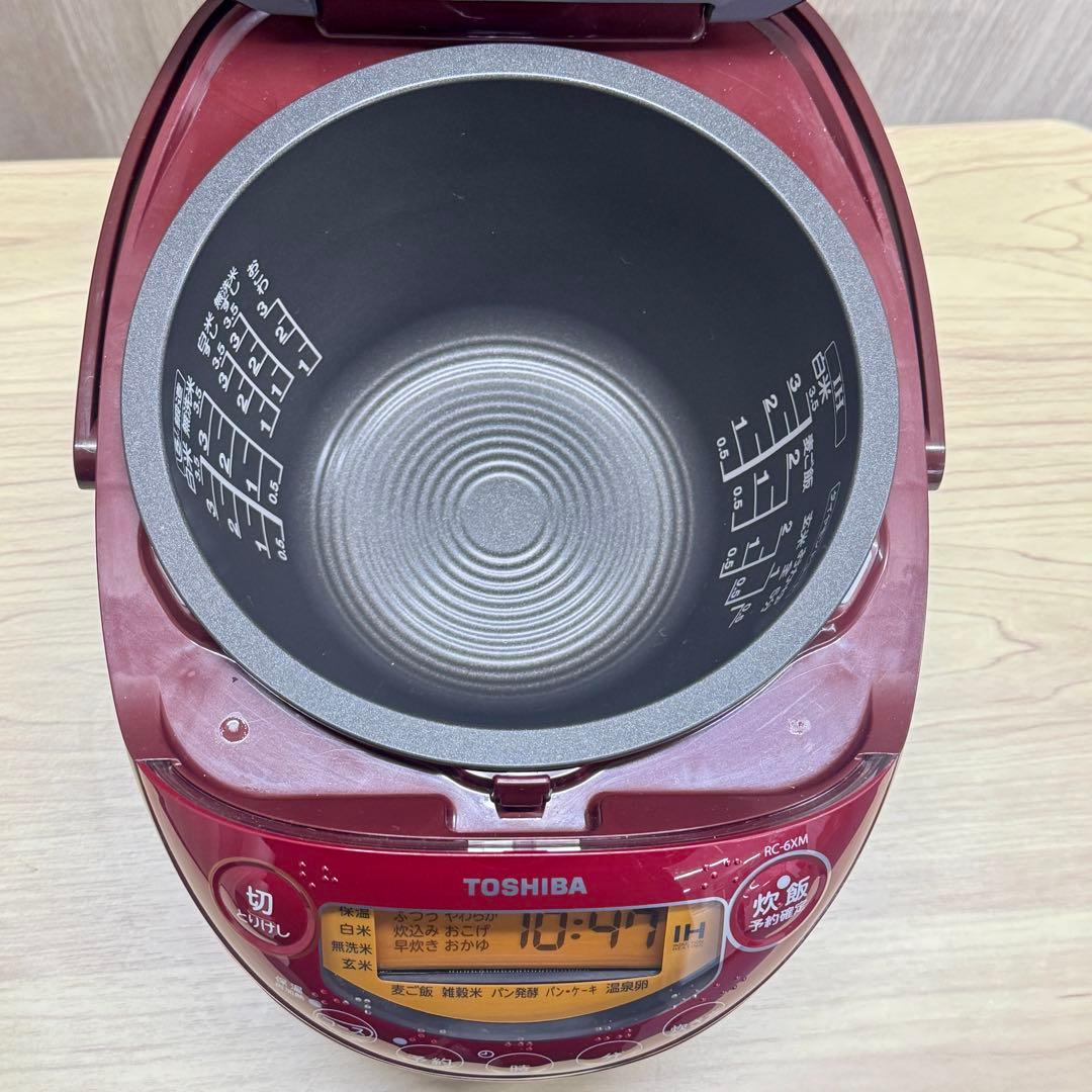 東芝 3.5合 一人暮らし IHジャー炊飯器 保温白米24時間 RC-6XM