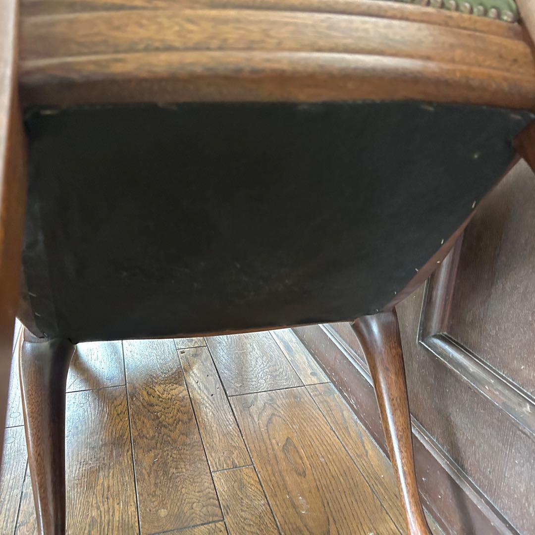 【あ】アンティーク ベロアチェア 2脚セット③