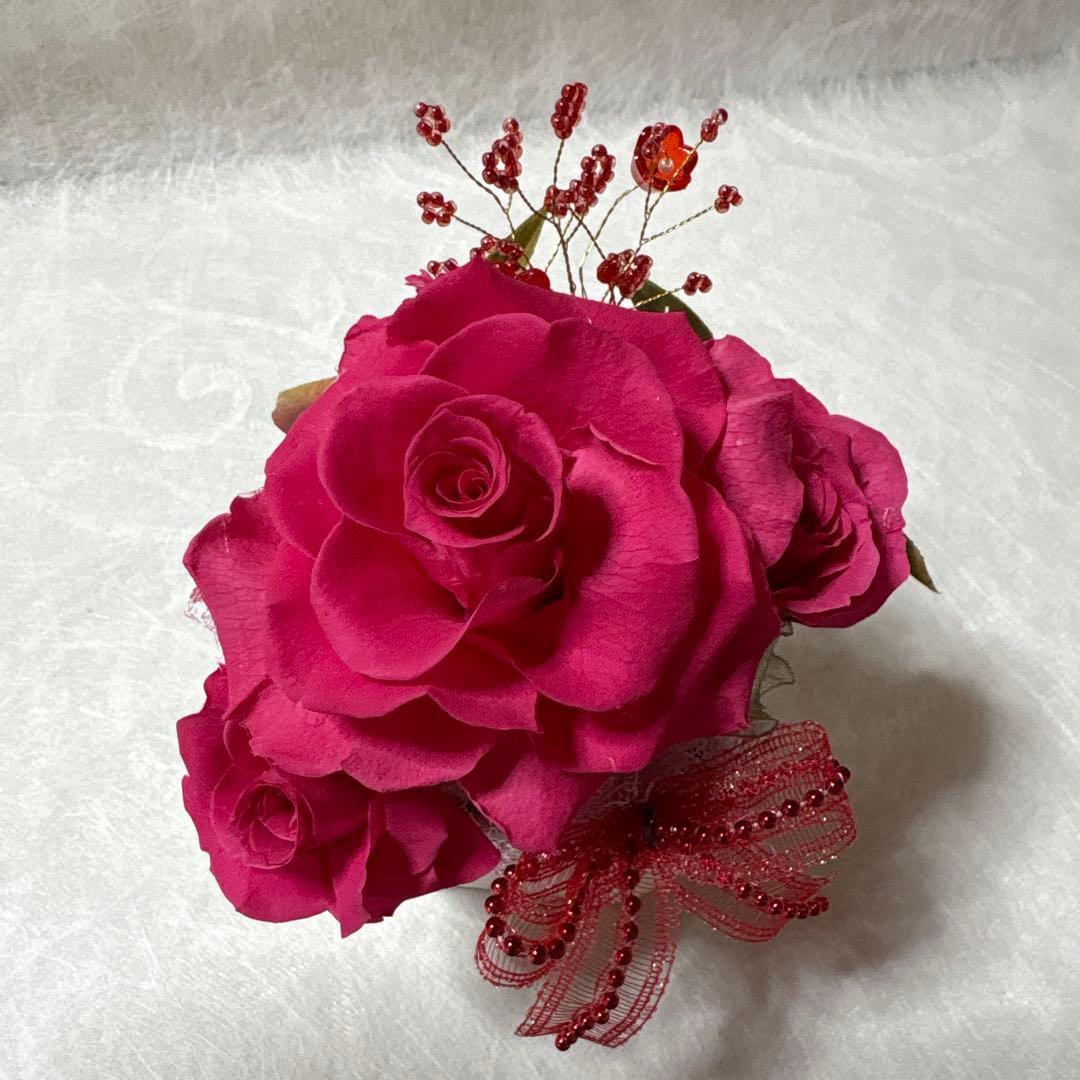 プリザーブドフラワー︎✿︎春のミニギフトアレンジ３点セット✿