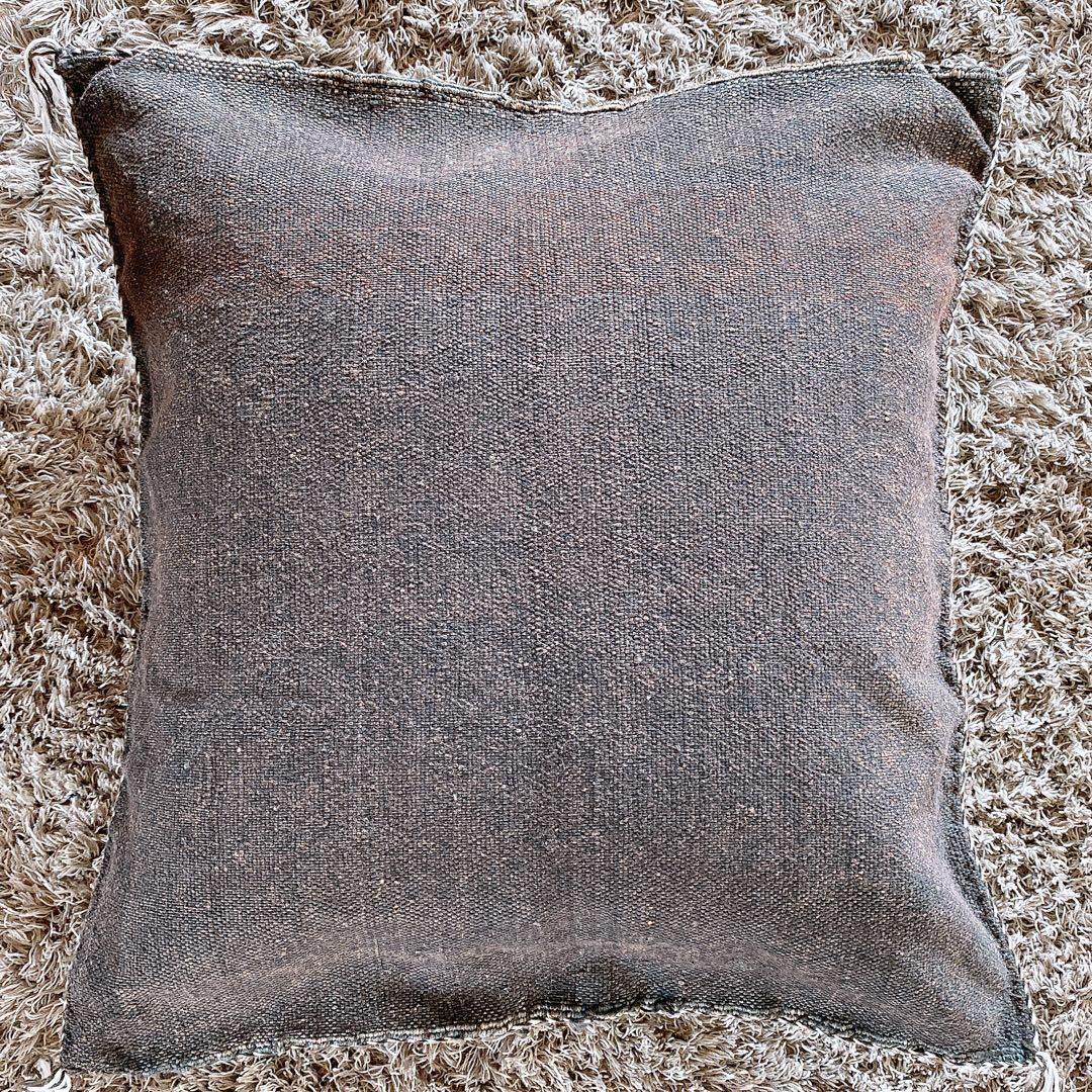 モロッコ製 カクタスシルク サブラ クッションカバー 約46×51cm