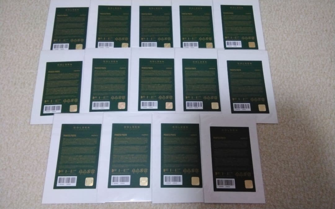 BTS　Jung Kook　GOLDEN　PRINTED PHOTO