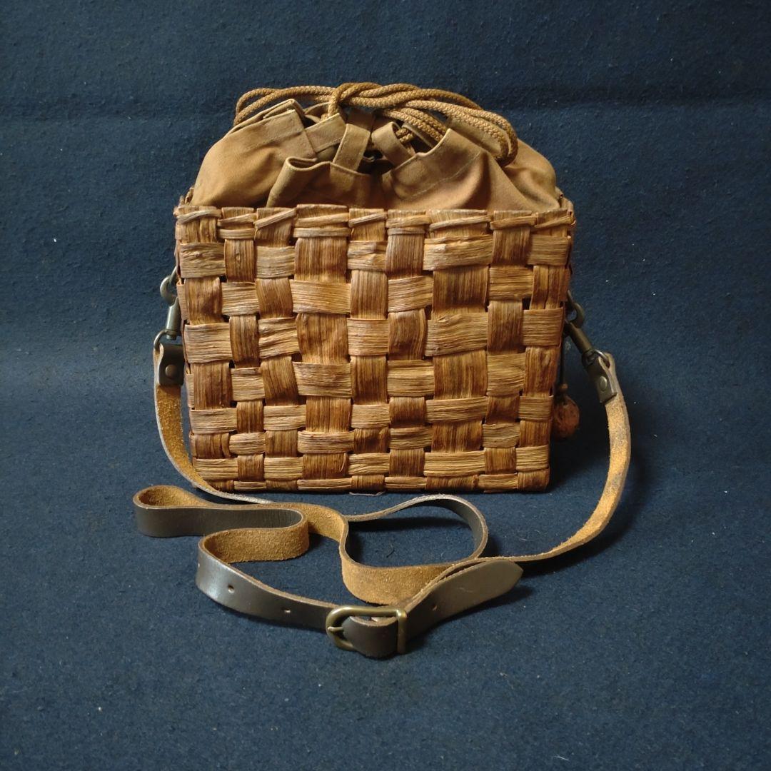 【中古品】山形県産山ぶどう ショルダーバッグ