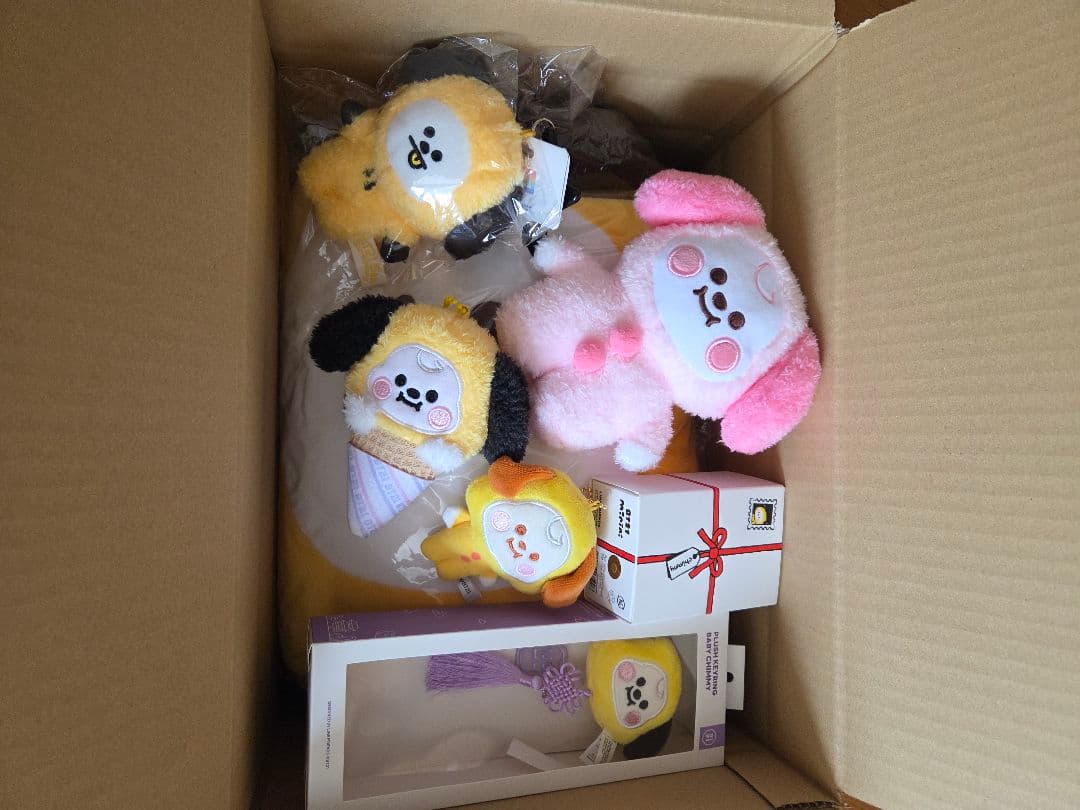 BT21 CHIMMY チミー ぬいぐるみ クッションまとめ売り8点　おまけ付き