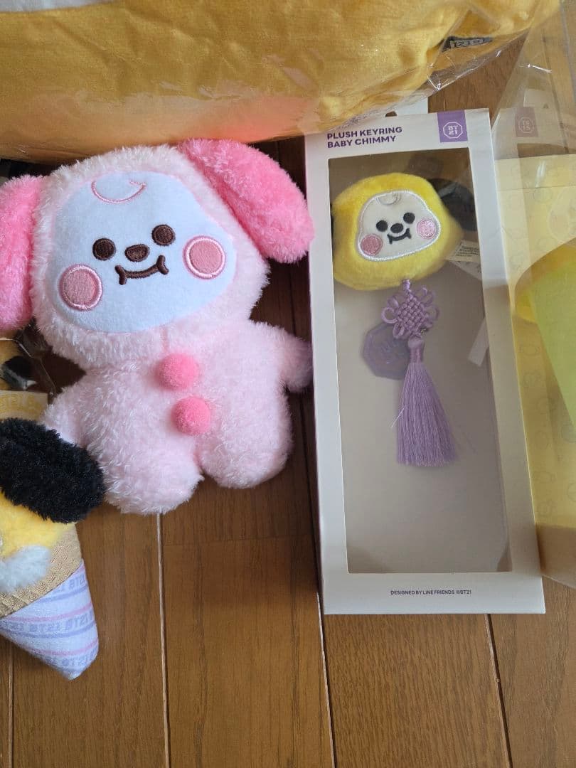 BT21 CHIMMY チミー ぬいぐるみ クッションまとめ売り8点　おまけ付き