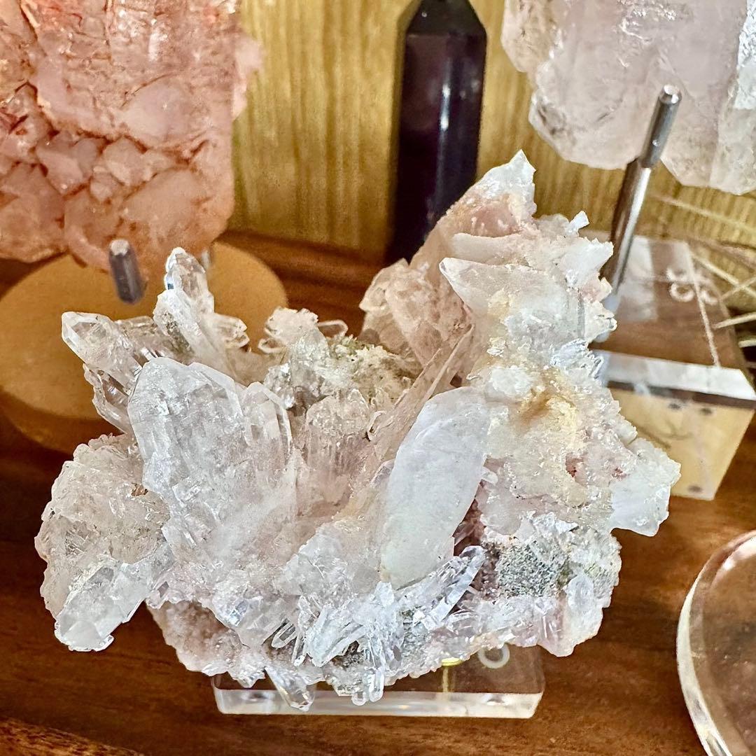 180g ピンクレムリアンクォーツ クラスター BN-924