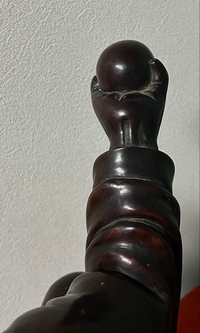 中国 時代 銘木紫檀 羅漢 坐像 阿羅漢 座像 10kg 43.5cm