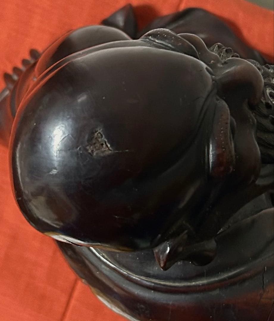 中国 時代 銘木紫檀 羅漢 坐像 阿羅漢 座像 10kg 43.5cm