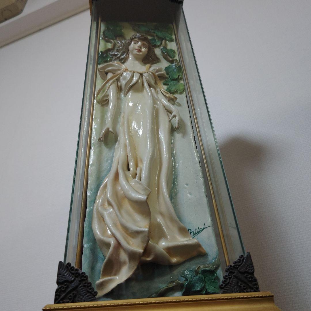 陶板アート 女性 大型 アンティーク