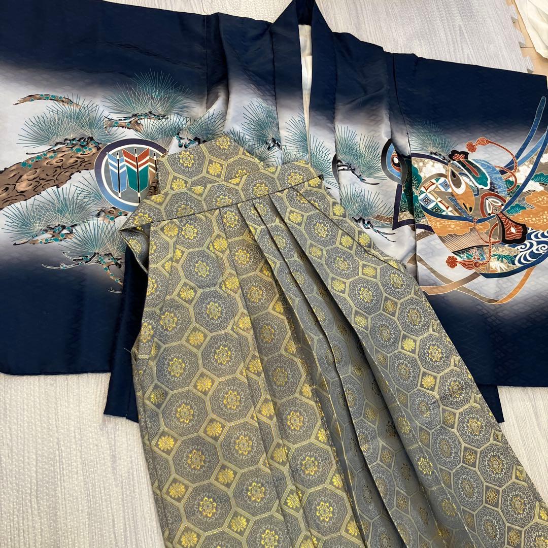 七五三フルセット　男の子　5歳　着物　袴