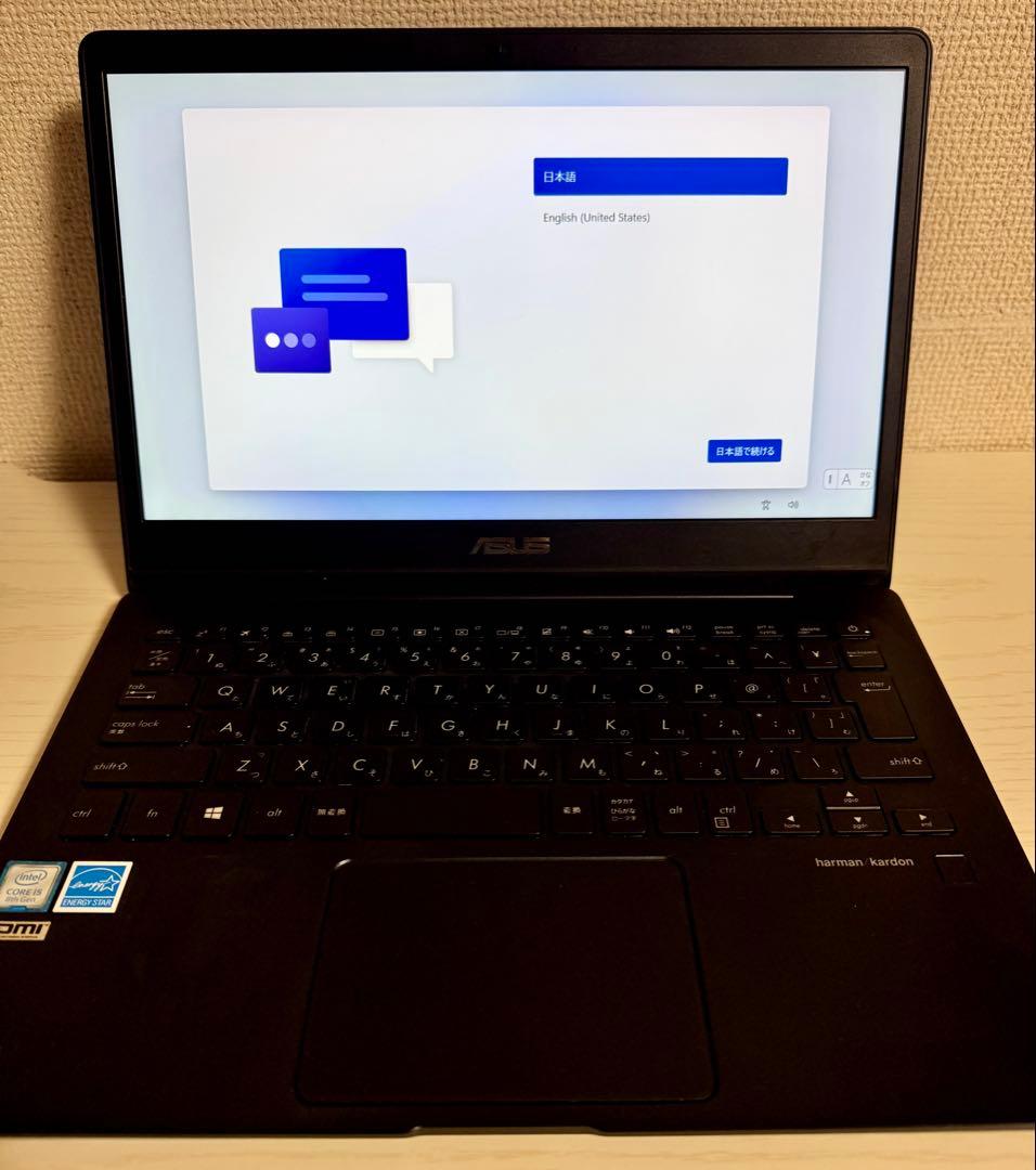 Windowsノート本体 ASUS ZenBookUX331 i5-8250U/8GB/SSD512GB