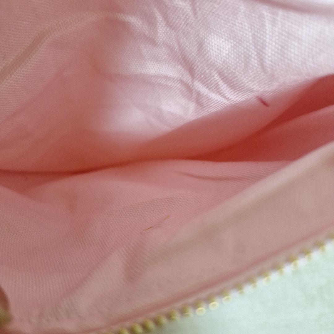 激レアねこパネル生地　ハンドメイド　ミニバック　まちなしバッグ　フラットポーチ