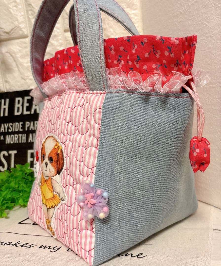 【専用お取り置き】 ＊handmade＊CUBEトート❤️巾着⭐️コヤンイサムチョン