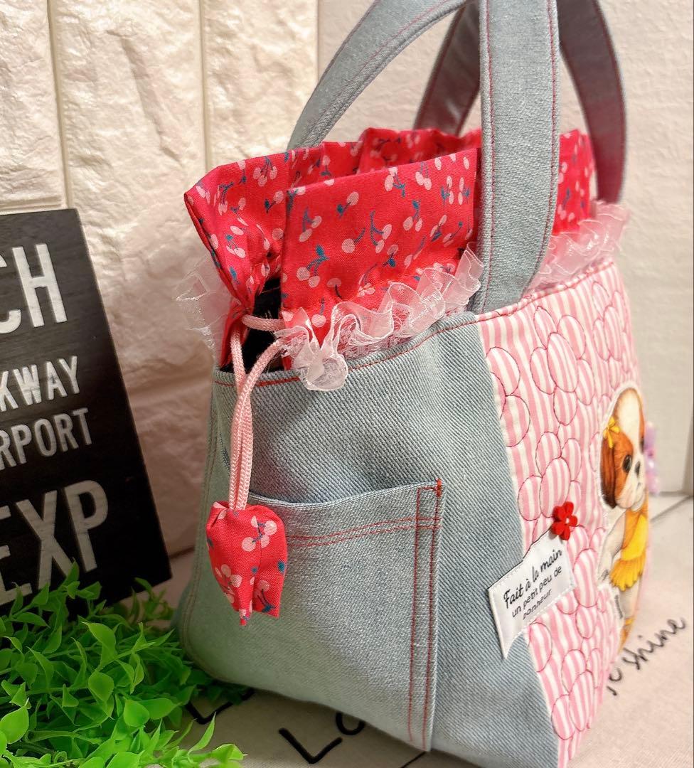 【専用お取り置き】 ＊handmade＊CUBEトート❤️巾着⭐️コヤンイサムチョン