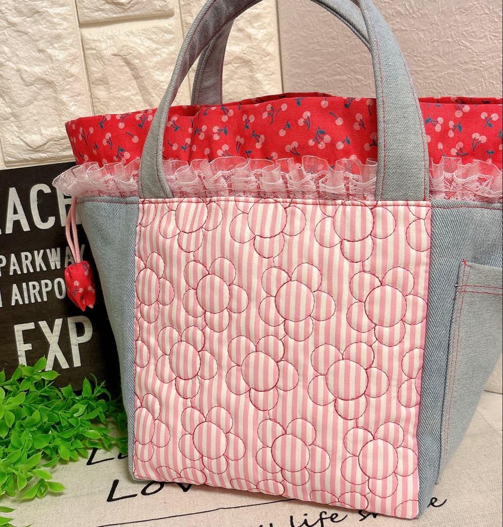 【専用お取り置き】 ＊handmade＊CUBEトート❤️巾着⭐️コヤンイサムチョン