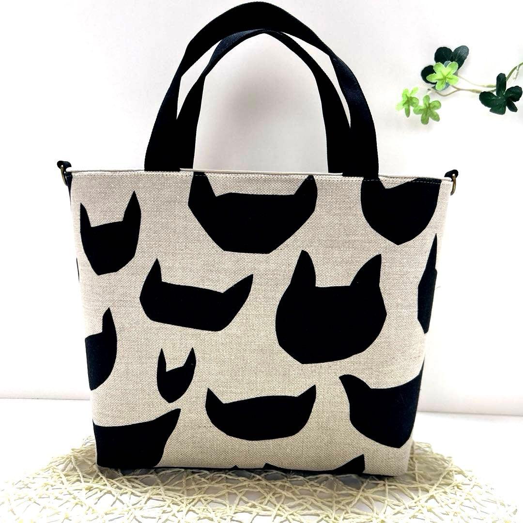 ミナペルホネン舟形トートバッグ　新作アノネアノネ　ハンドメイド