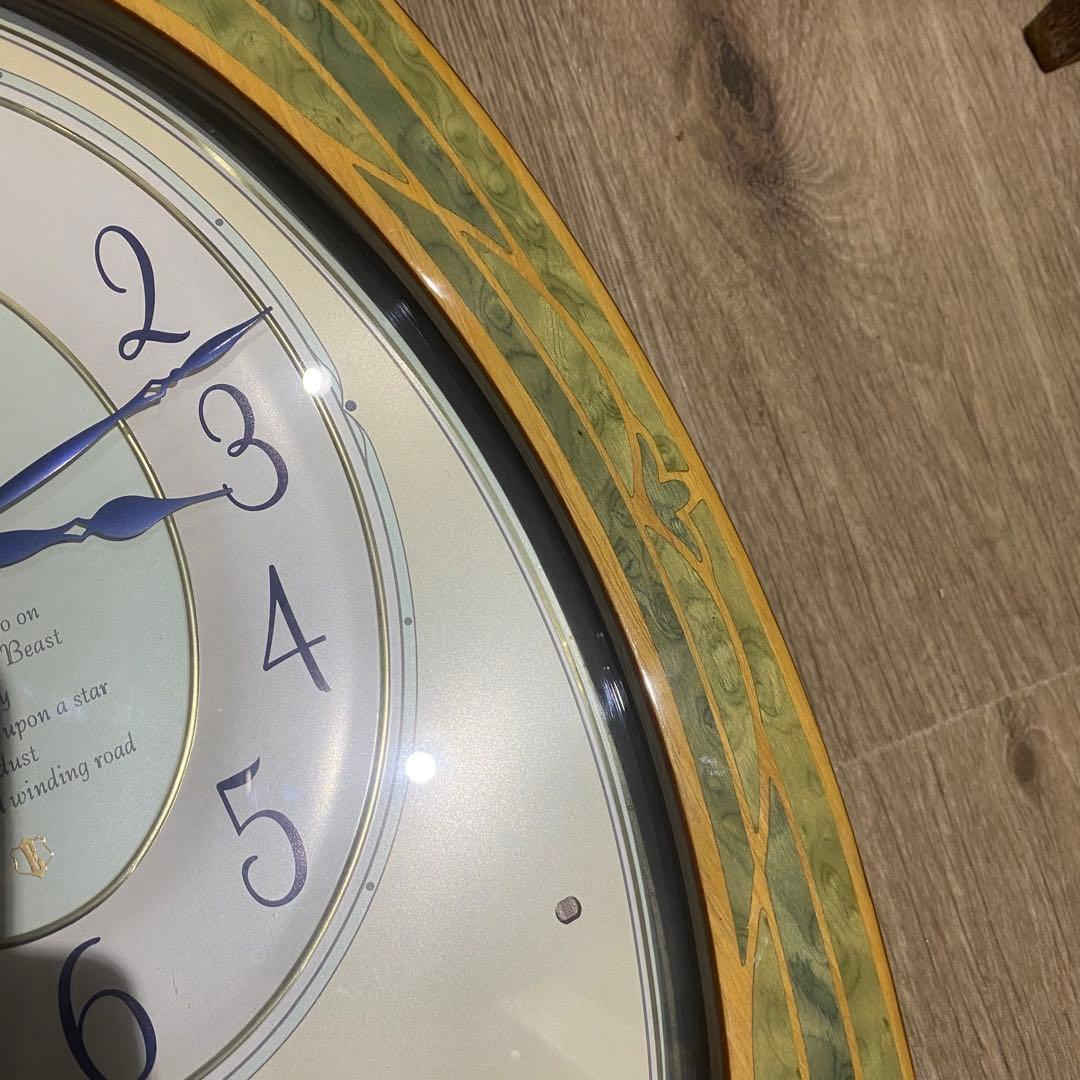 SEIKO EMBLEM 壁掛時計 メロディー時計　木象嵌　HS407M