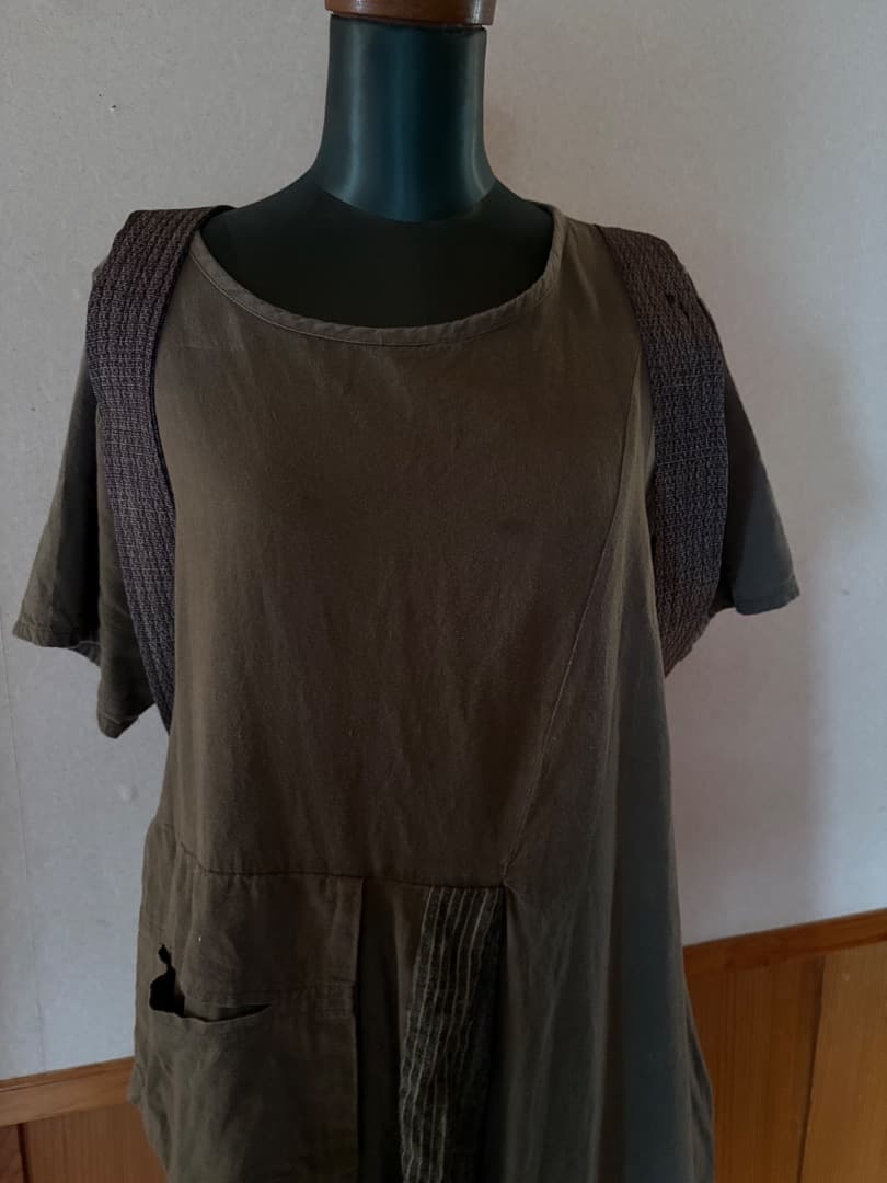 手作りリュック大島紬 古布 ハンドメイド　旅行素敵な1品 リュック 刺し子