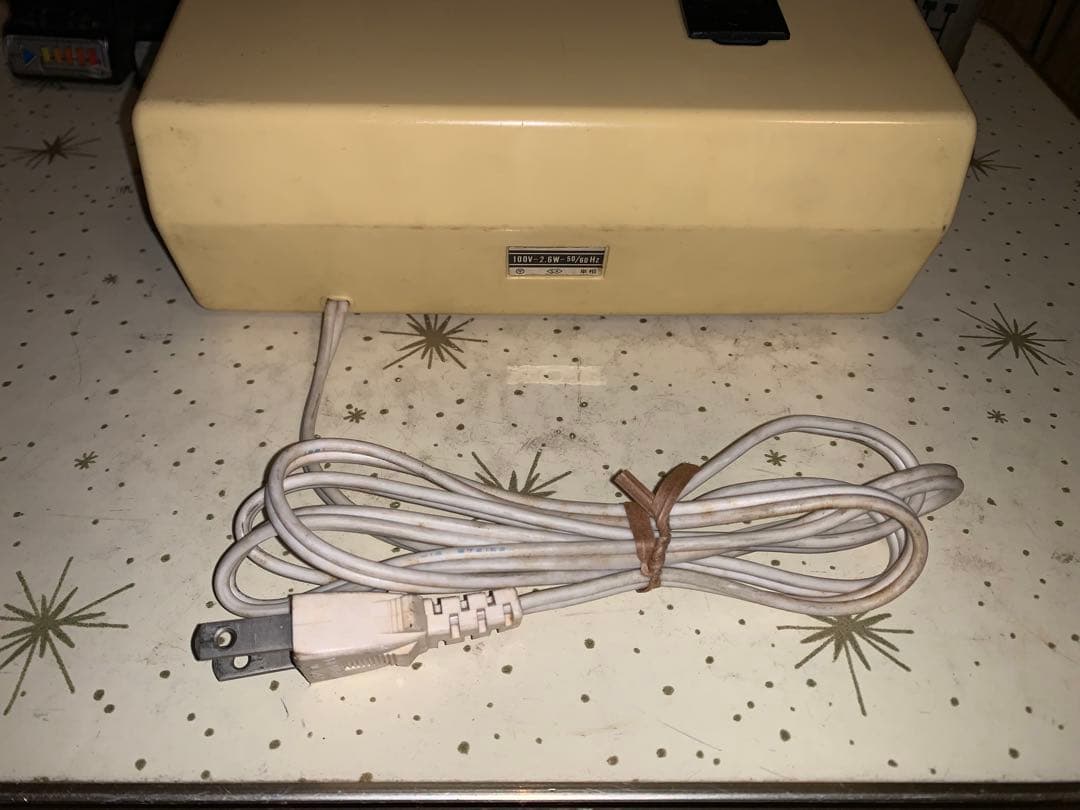 昭和レトロ　動作品　訳あり　四国精機工業　ドラム式　アラーム時計　スペースエイジ