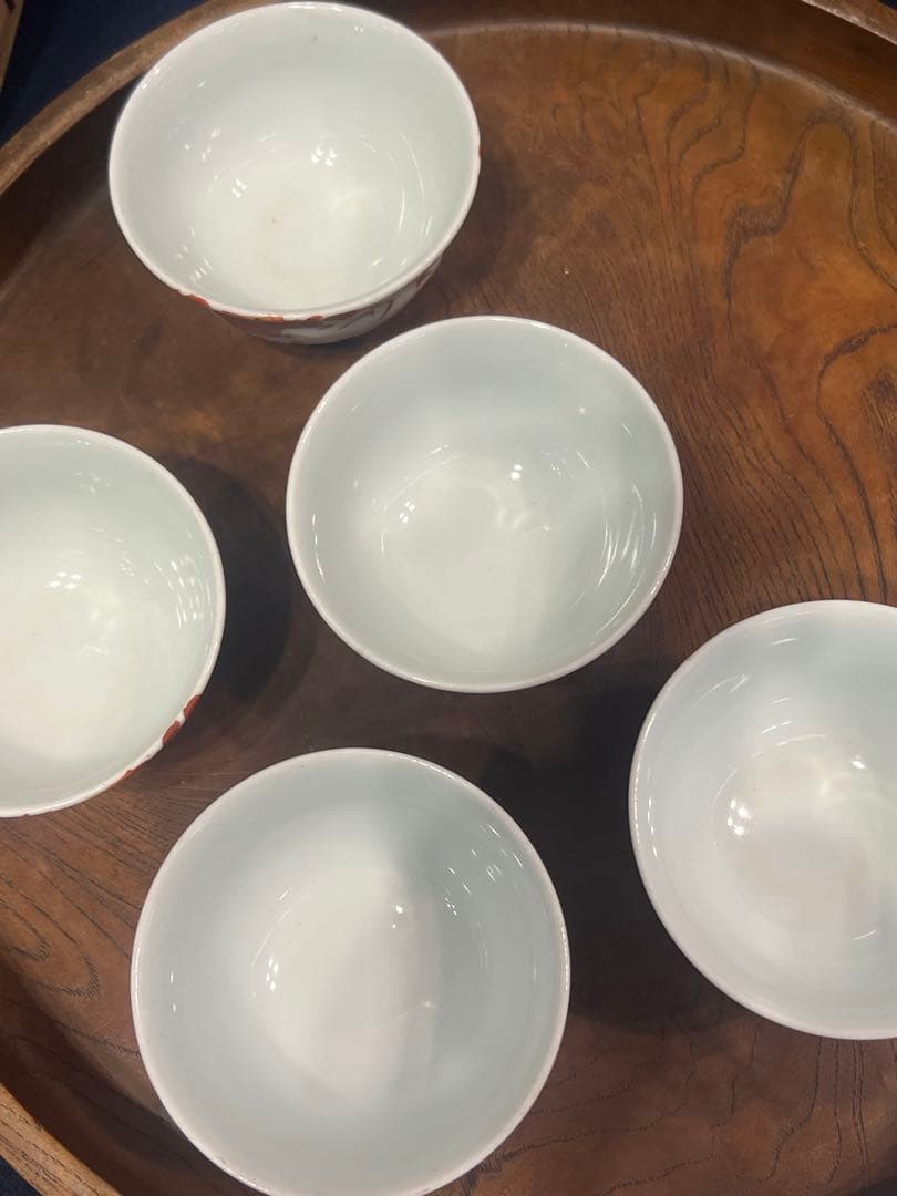 京焼  清水六兵衛 赤絵蟹 茶器