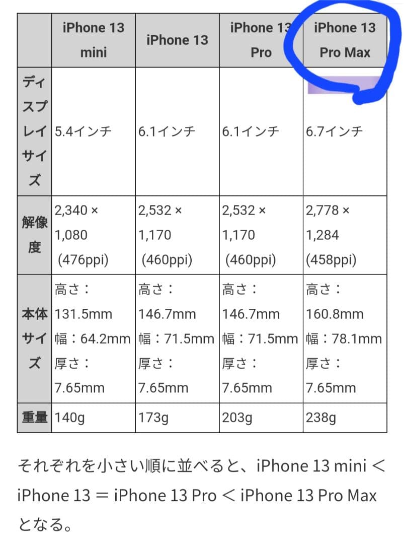 SIMフリー iphone 13Pro MAX 128GB