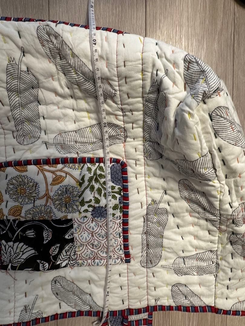 【新品　未使用】 サシコ　パッチワーク 特大トートバッグ　インド製