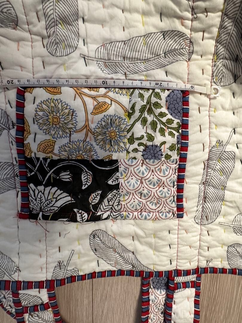 【新品　未使用】 サシコ　パッチワーク 特大トートバッグ　インド製