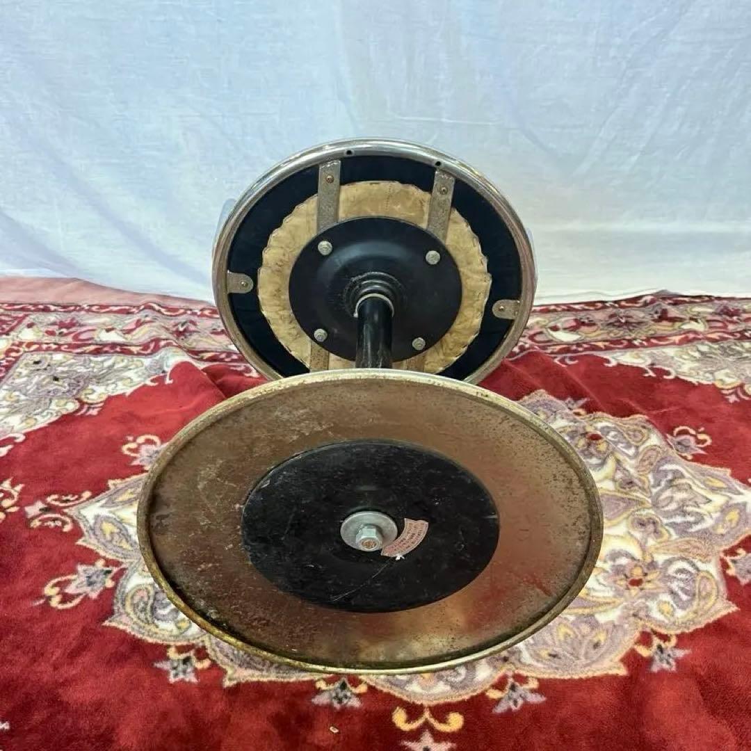 【アンティーク】アイアンフレーム カウンターチェア バースツール 回転椅子 丸脚