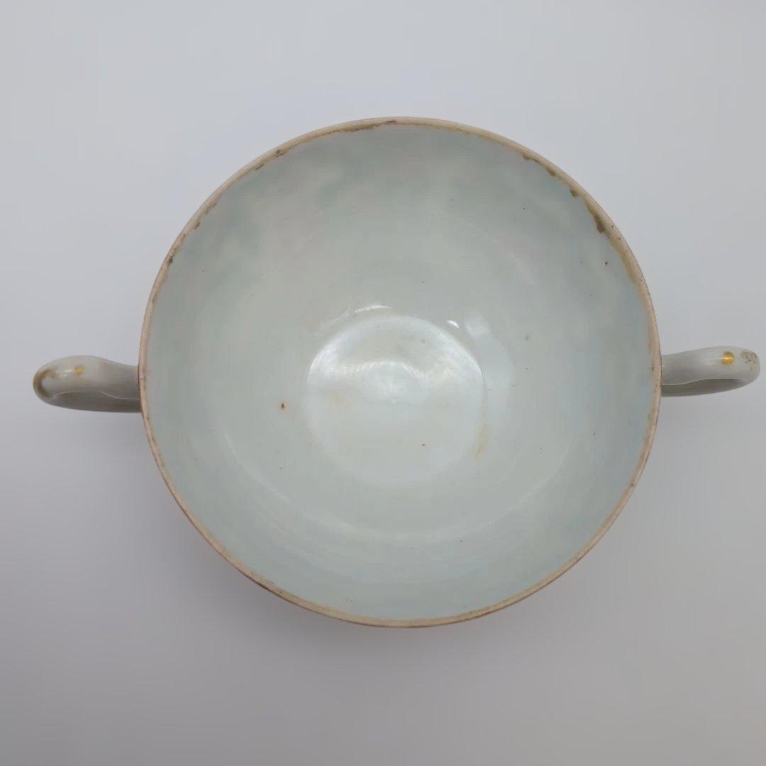 中国古美術 清時代 広彩 人物文 開光人物 草花文 五彩 人物故事時代物 絵皿