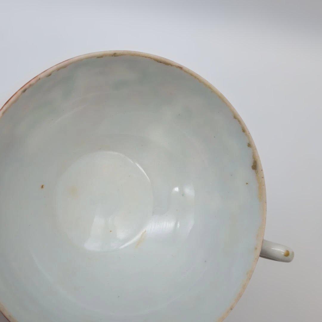 中国古美術 清時代 広彩 人物文 開光人物 草花文 五彩 人物故事時代物 絵皿