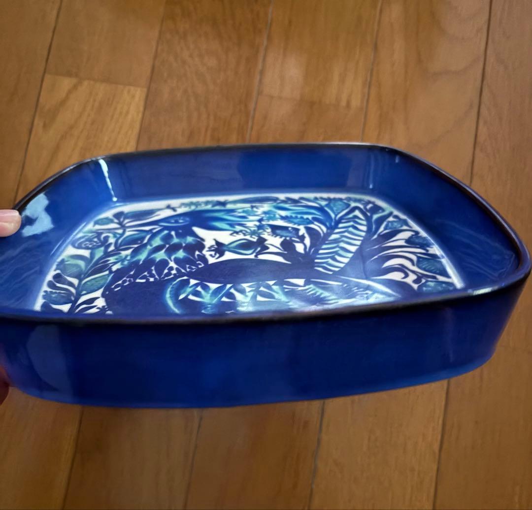 ロイヤルコペンハーゲン デッドストックテネラ　鳥　角皿　食器