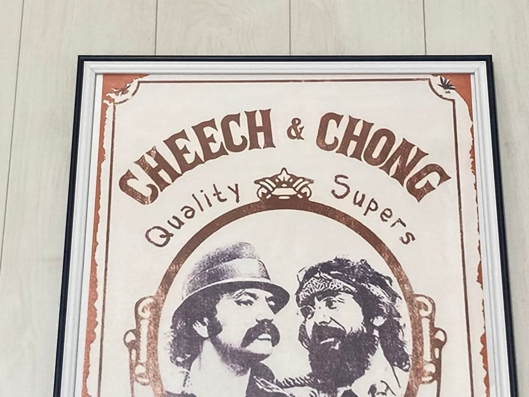 【額縁付き】A2 ポスター Cheech & Chong チーチョン ジグザグ