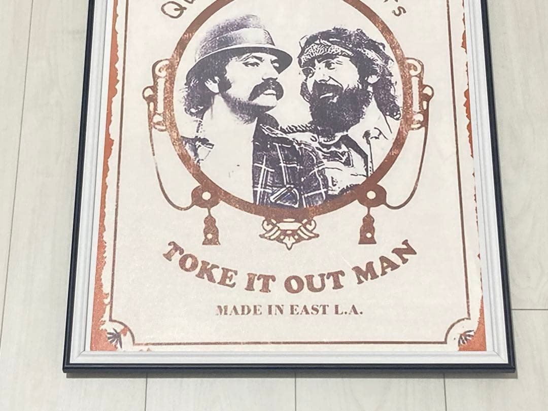 【額縁付き】A2 ポスター Cheech & Chong チーチョン ジグザグ