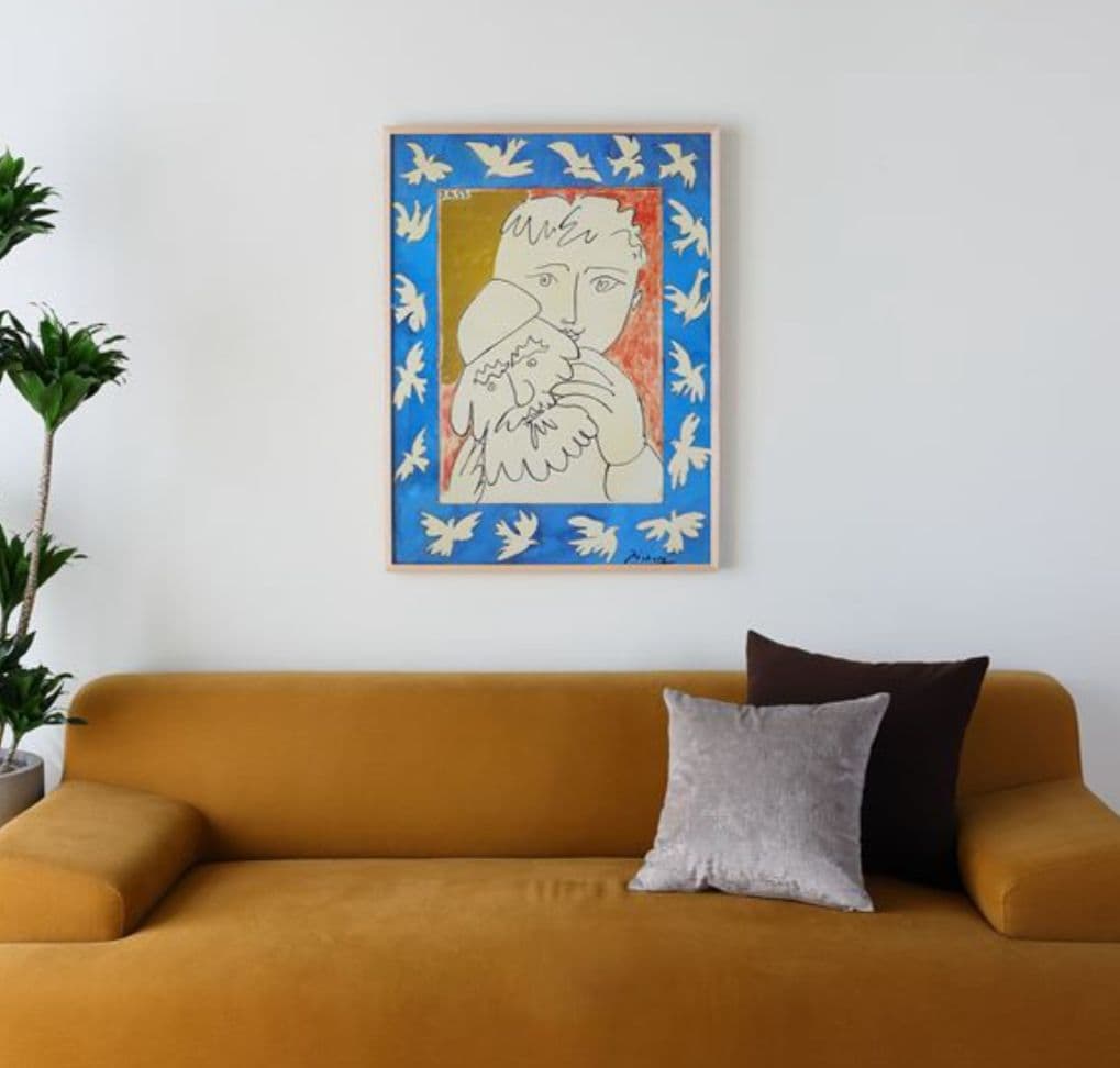 USED/パブロピカソ THE NEW YEAR 額装品 アート モダン