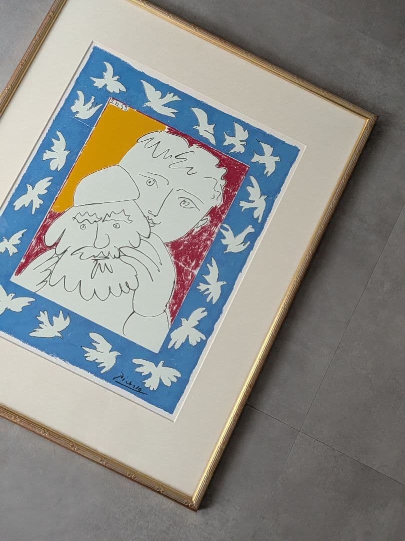 USED/パブロピカソ THE NEW YEAR 額装品 アート モダン