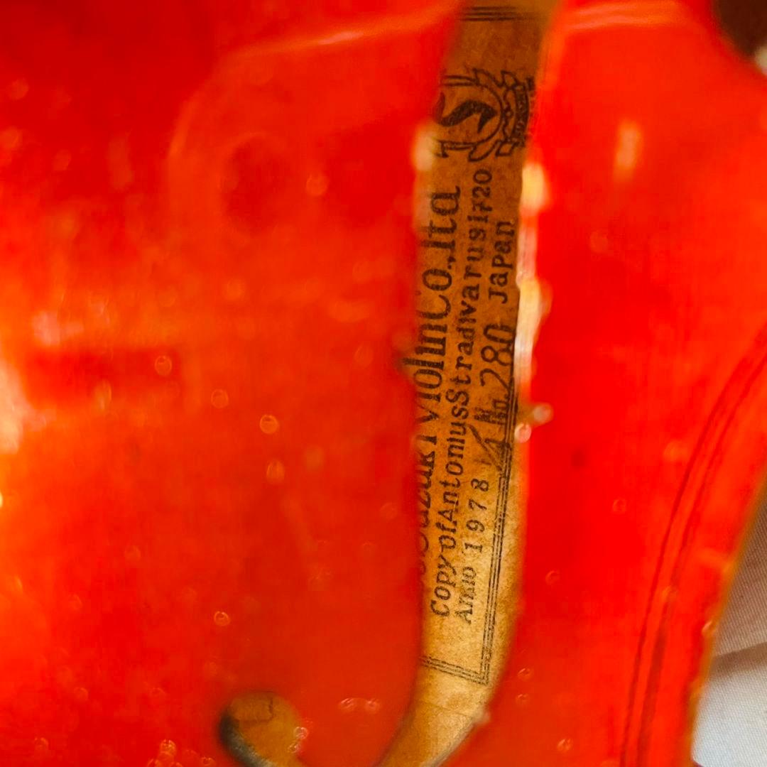 SUZUKI　no.280 Anno 1978 1/4 バイオリン　ケース　本体