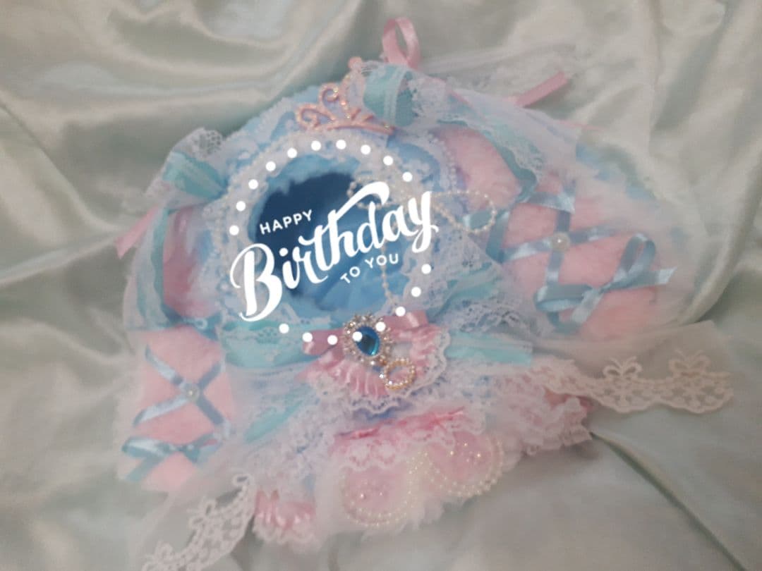 オーダーページぬい服　ふわふわうさみみいつぬいちびぐるみ コスマスにとたん