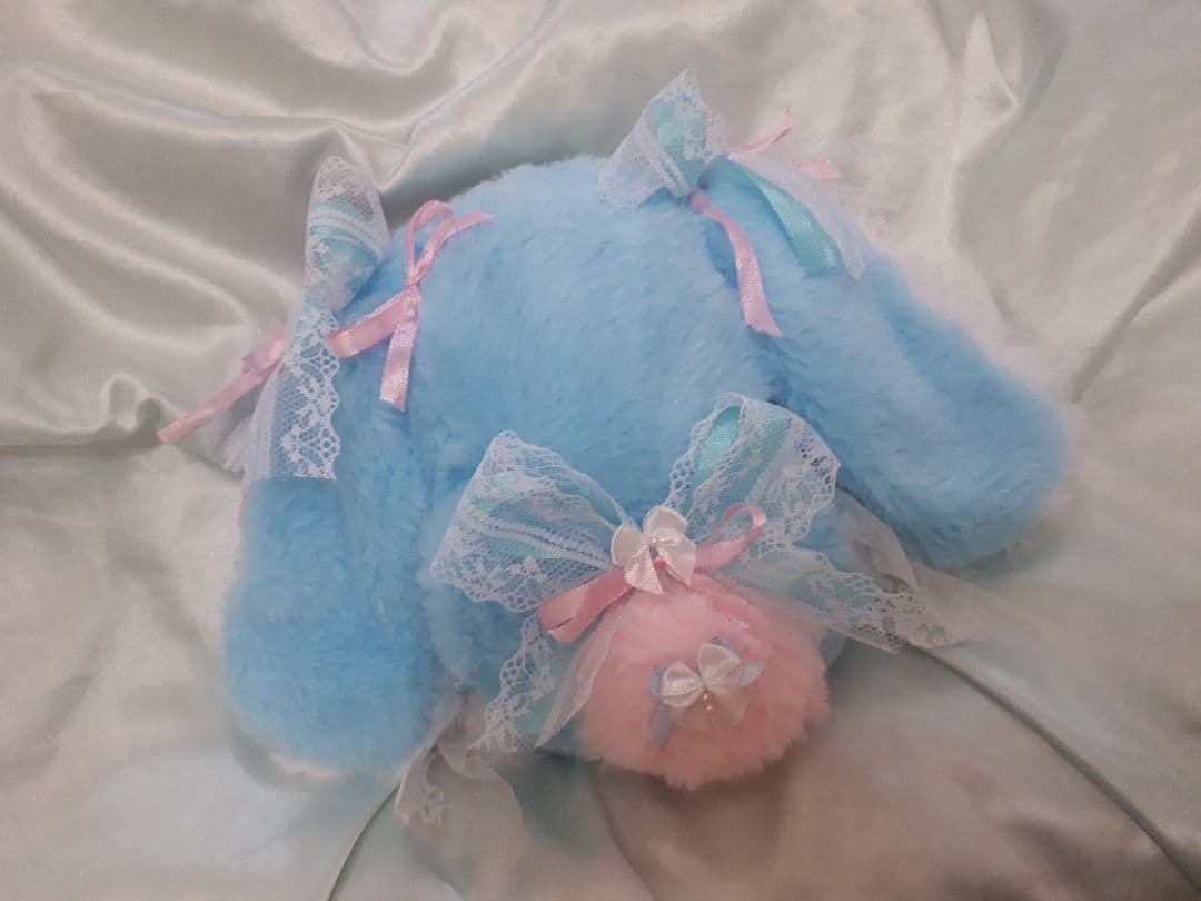 オーダーページぬい服　ふわふわうさみみいつぬいちびぐるみ コスマスにとたん