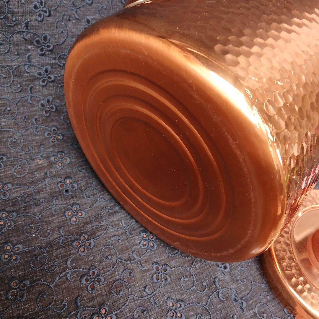 森井金属 カナディアン ケトル 銅製やかん 木製ハンドル付き 約２L