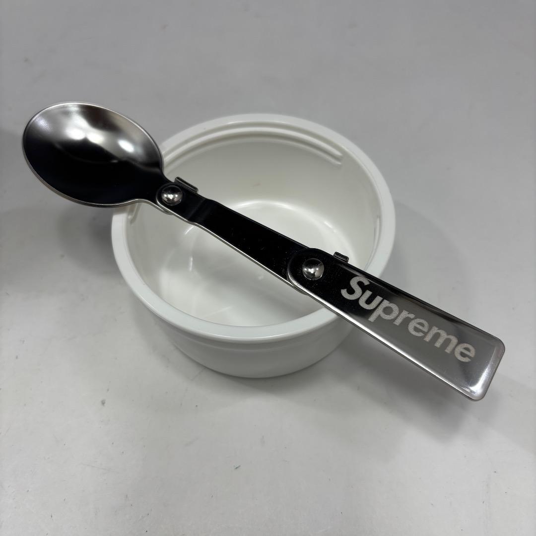 未使用【シュプリーム×サーモス本物】フードジャー/ステンレス/ホワイト