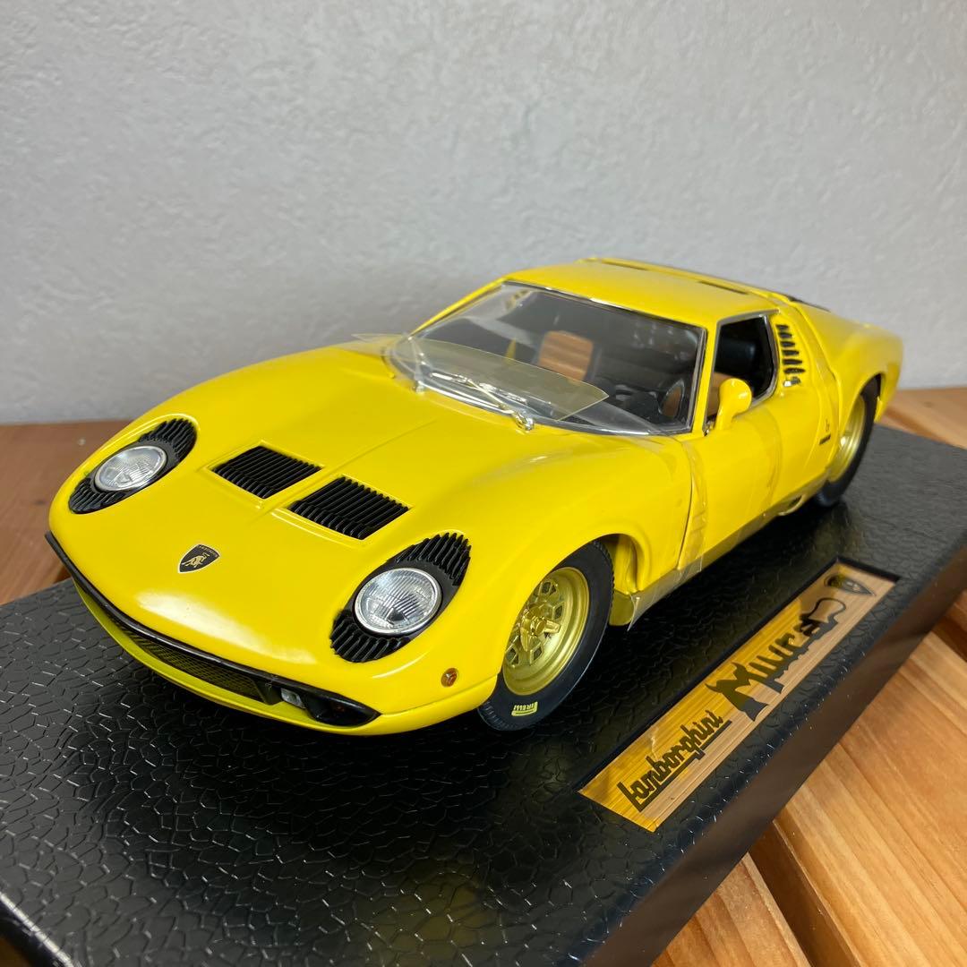 Anson アンソン1/18 ランボルギーニ ミウラYellow