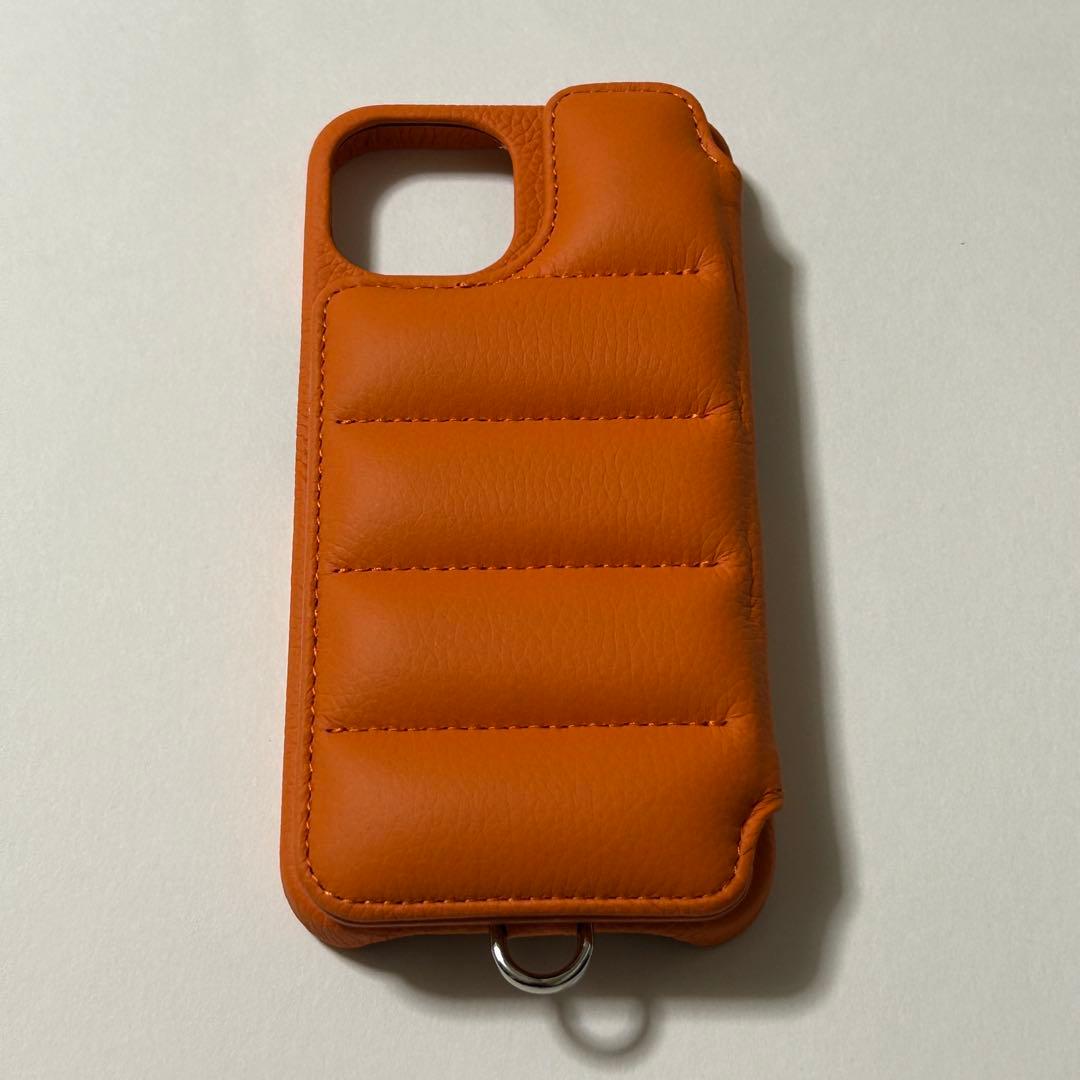 【新品】デミュウDEMIU スマホケース オレンジ iPhone14/16e