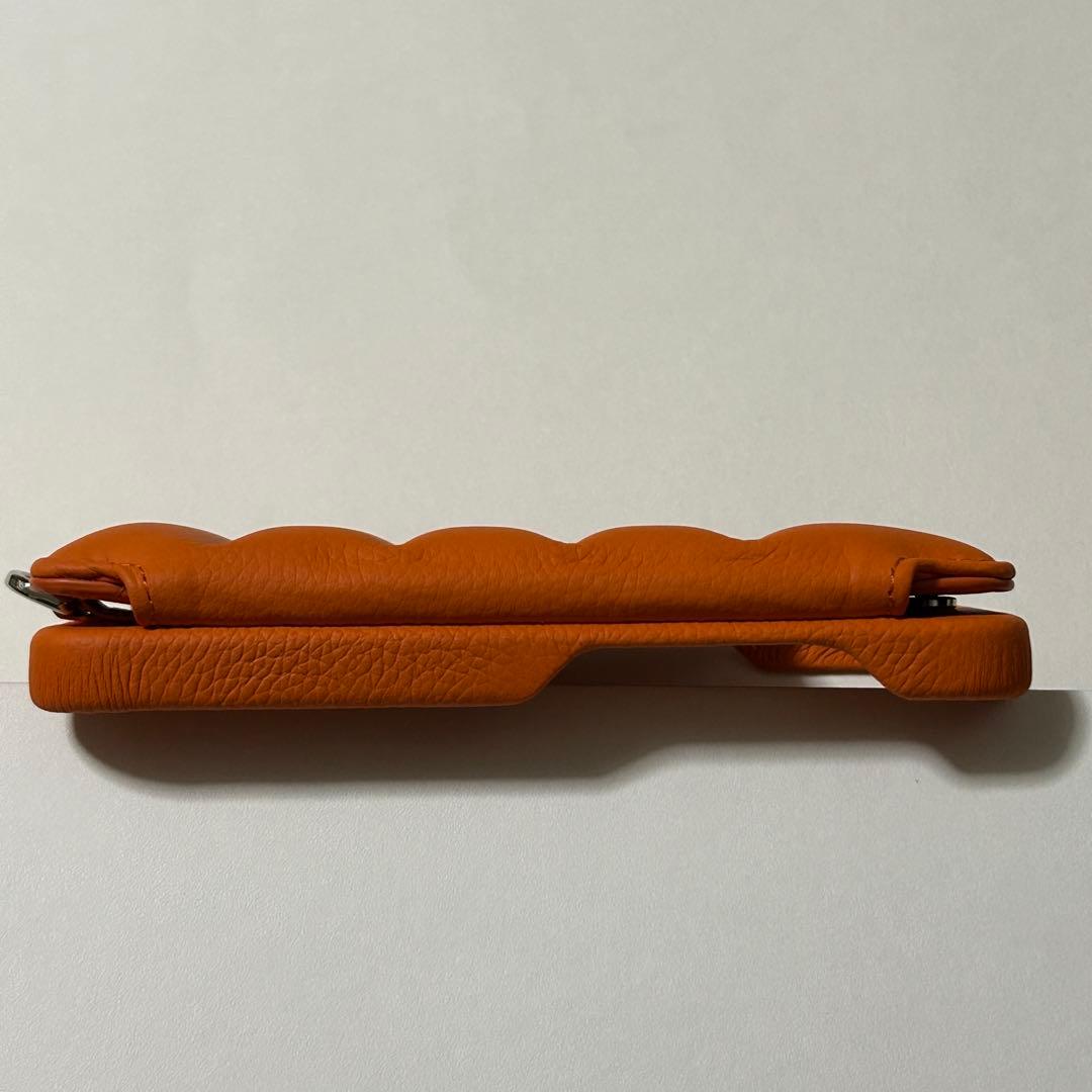 【新品】デミュウDEMIU スマホケース オレンジ iPhone14/16e