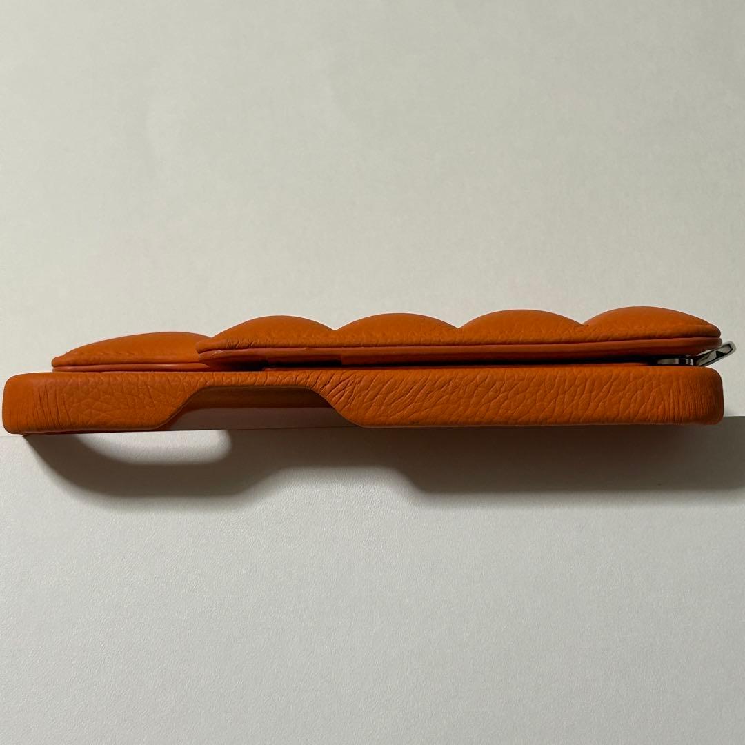 【新品】デミュウDEMIU スマホケース オレンジ iPhone14/16e