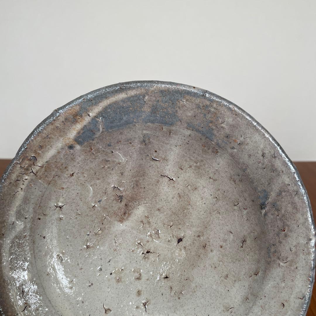 中川自然坊　唐津粉引　6寸皿　2